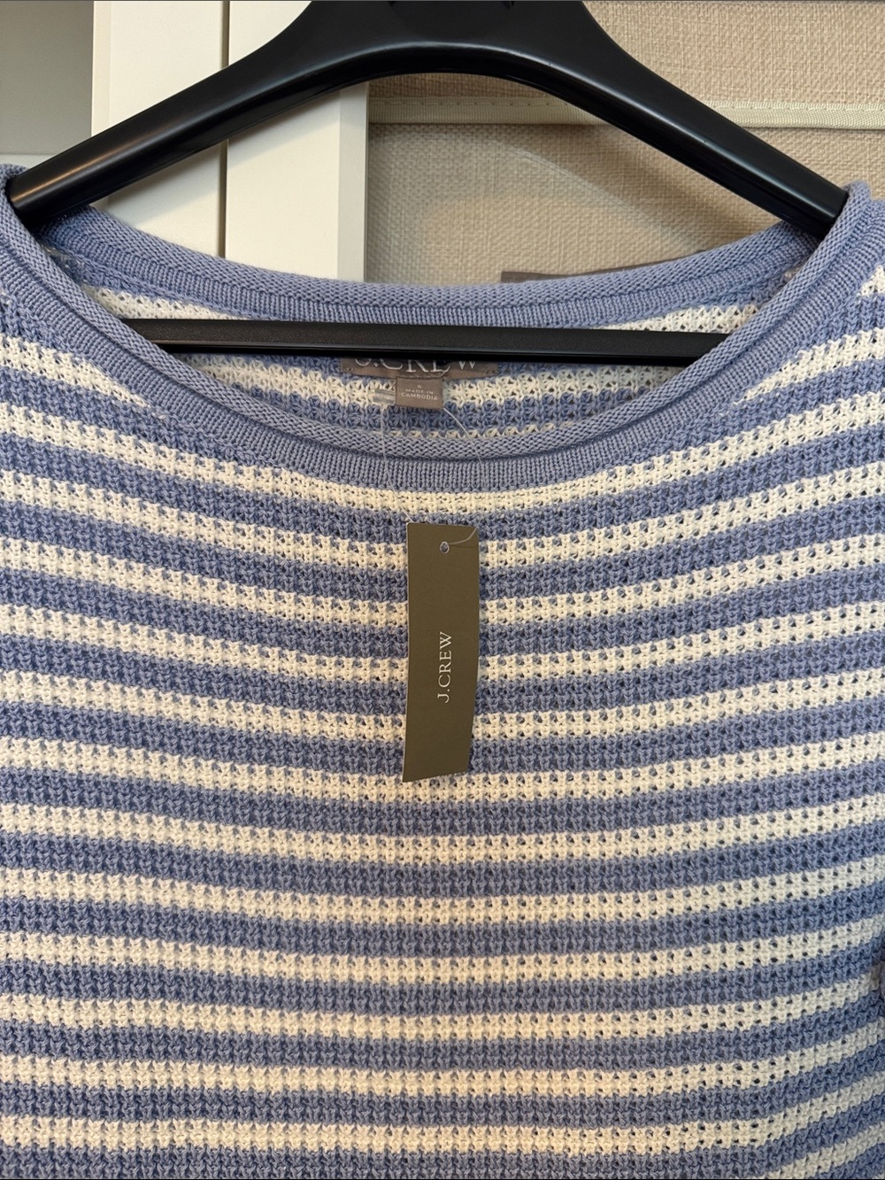 ๐ J. Crew Boatneck sweater in stripe - Picture 5 of 6